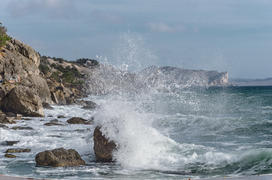 А волны и стонут и плачут....