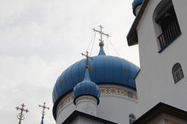 Вербное воскресенье. Купола и кресты