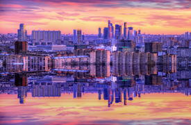 Москва в отражении