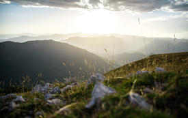 Закат в горах