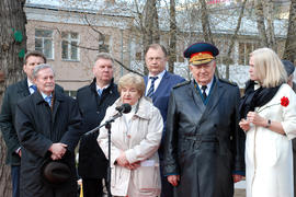 Открытие памятника ополченцам Замоскворечья 23 апреля 2015 года
