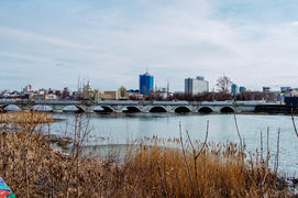 Панорама города. Вид с реки 