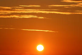 Красный закат 