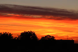 Красный закат 