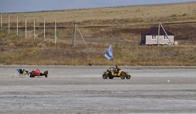 Mini Moto transport pass for the salt lake. Transport for entertainment.