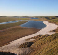 Tundra reservoirs. the Boundless northern open spaces