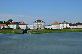 Германия, Мюнхен, панорама на замок Нимфенбург 