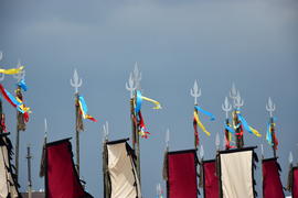 Празднование дня города в Астане. Казахстан