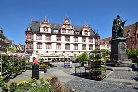 Германия, город Кобург -  памятник архитектуры 