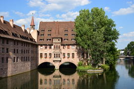 Германия - город Нюрнберг. Памятник архитектуры 