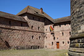 Германия - город Нюрнберг. Фасад крепости