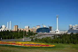 Астана - Площадь независимости. Казахстан 