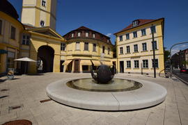 Германия - город Ансбах под Нюрнбергом. Памятник архитектуры 