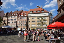 Германия - город Нюрнберг. Архитектура города 