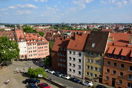 Германия - город Нюрнберг. Архитектура города 