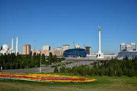 Астана - Площадь независимости. Казахстан 