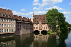 Германия - город Нюрнберг. Памятник архитектуры 