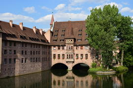 Германия - город Нюрнберг. Памятник архитектуры 