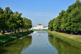 Германия, Мюнхен, панорама на замок Нимфенбург 