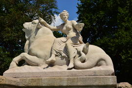 Деталь фонтана Виттельсбахов в Мюнхене