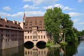 Германия - город Нюрнберг. Памятник архитектуры 