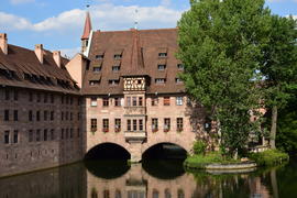 Германия - город Нюрнберг. Памятник архитектуры 