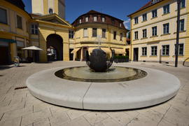 Германия - город Ансбах под Нюрнбергом. Памятник архитектуры 