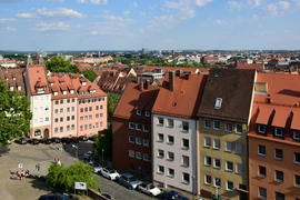 Германия - город Нюрнберг. Архитектура города 