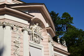 Германия, Мюнхен, замок Нимфенбург. Фасад здания 