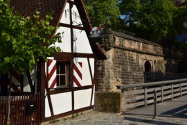 Германия - город Нюрнберг. Памятник архитектуры 