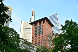 Германия, Франкфурт-на-Майне. Небоскребы 