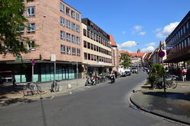 Германия - город Нюрнберг. Улицы города 