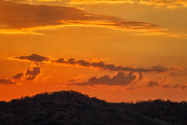 016  Небо над Арбековским лесом в Запрудном. Пенза. 26.09.2015