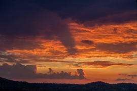 020  Небо над Арбековским лесом в Запрудном. Пенза. 26.09.2015