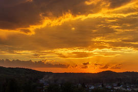 009  Небо над Арбековским лесом в Запрудном. Пенза. 26.09.2015
