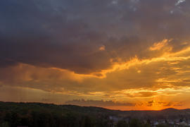 010  Небо над Арбековским лесом в Запрудном. Пенза. 26.09.2015