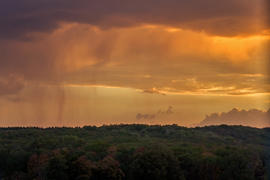 001  Небо над Арбековским лесом в Запрудном. Пенза. 26.09.2015