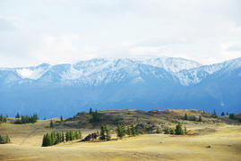 Предгорье с видом на горы