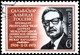 Сальвадор Альенде Госсенс, Почтовая марка СССР