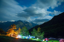 Ночь в горах