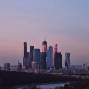 Закат на Воробьевых горах