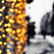 Гирлянда не в фокусе