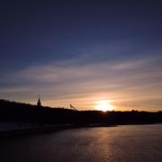 Закат на Воробьевых горах