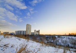 Вид с Крылатских холмов.