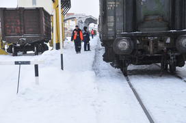 ВОкзал Лабытнанги Ямало-ненецкий  автономный округ. Город Салехард, поселок Лабытнанги. фото Сергей 