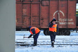 СТанция Лабытнанги. Ямало-ненецкий  автономный округ. Город Салехард, поселок Лабытнанги. фото Серге