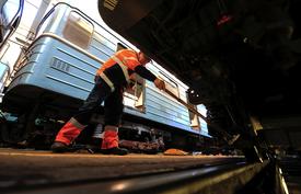 Мойка вагонов метро 1