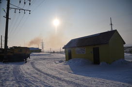 СТанция Елецкая. Ямало-ненецкий  автономный округ. Город Салехард, поселок Лабытнанги. фото Сергей Ш