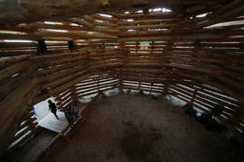 Архстояние-2014 Артобъект "Ленивый зиккурат"