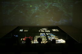 Китай, город Ланьчжоу. Макеты нового района города.